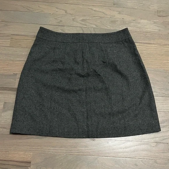 MADEWELL Fireside zip front skirt, NWT, size 4. Gray - Picture 3 of 9